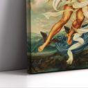Canvas print Boreas and Oreithyia, Evelyn De Morgan