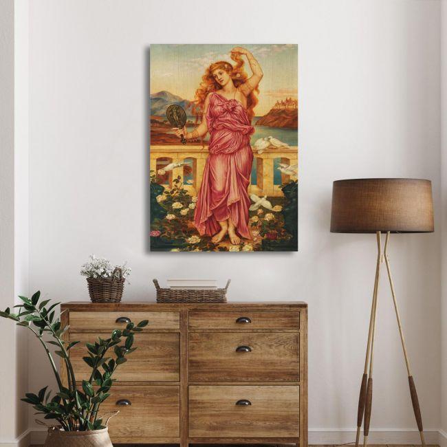 Πίνακας ζωγραφικής Helen of Troy, Evelyn De Morgan, κοντινό