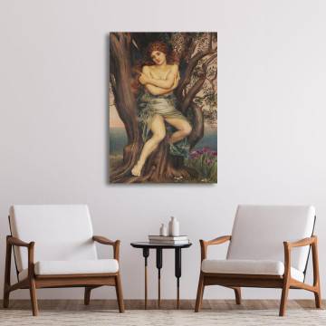 Canvas print The Dryad Evelyn De Morgan Framed canvas View 1 2