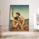 Canvas print Phosphorus and Hesperus, Evelyn De Morgan
