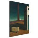 Canvas print The anguish of departure, reart, (original Giorgio de Chirico)
