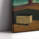 Canvas print The anguish of departure, reart, (original Giorgio de Chirico)