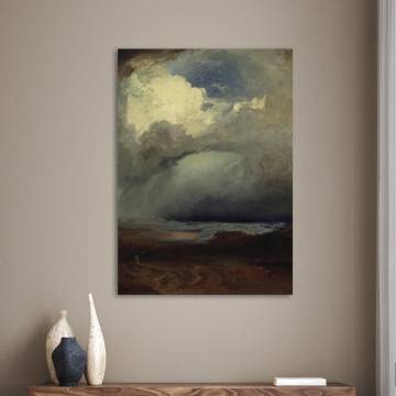 Canvas print The battlefield of Marathon, Carl Rottmann