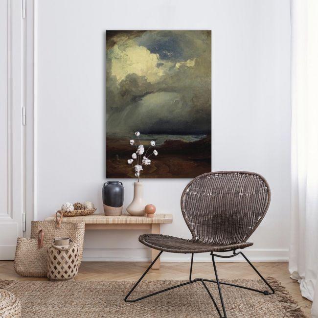 Canvas print The battlefield of Marathon, Carl Rottmann