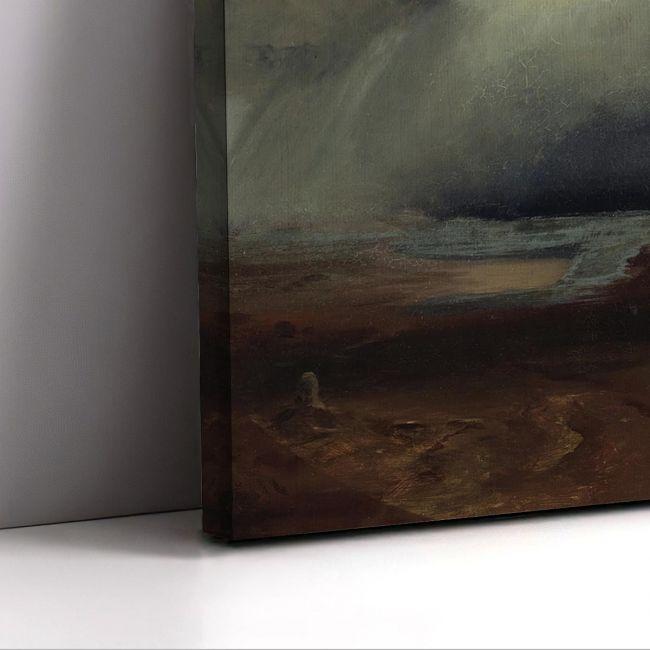 Canvas print The battlefield of Marathon, Carl Rottmann