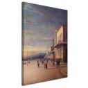 Canvas print Walk in the port of Volos, Poulakas I.
