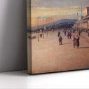 Canvas print Walk in the port of Volos, Poulakas I.