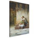 Canvas print Sleeping in church, Rallis