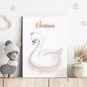 Kids canvas print Dream swan