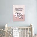 Kids canvas print, ballerina shoes