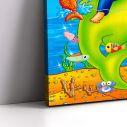 Kids canvas print The fishing boy