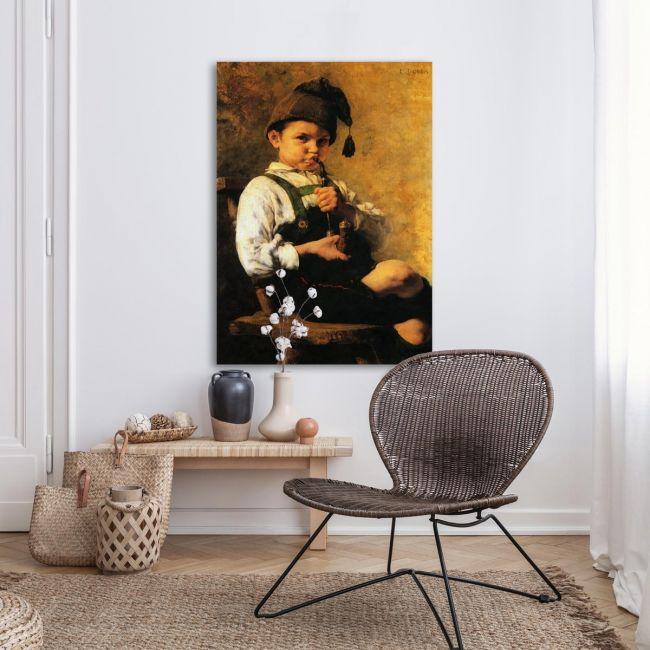 Canvas print The smoker, Iakovidis