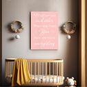Kids canvas print Now we have everything girly