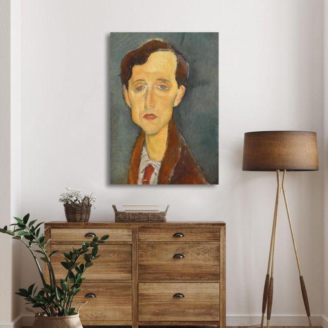 Canvas print Frans Hellens, Amedeo Modigliani