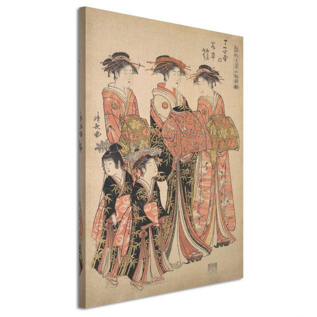 Πίνακας ζωγραφικής The courtesans Maizumi, Torii Kiyonaga
