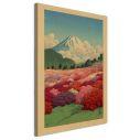 Πίνακας ζωγραφικής View of Mt. Fuji from an azalea garden, Kawase Hasui