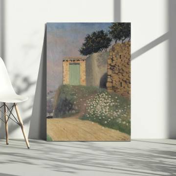 Canvas print A path in Cagnes, Vallotton F.