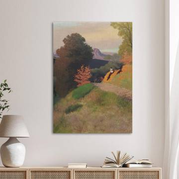 Πίνακας ζωγραφικής Evening around Cagnes, Vallotton F