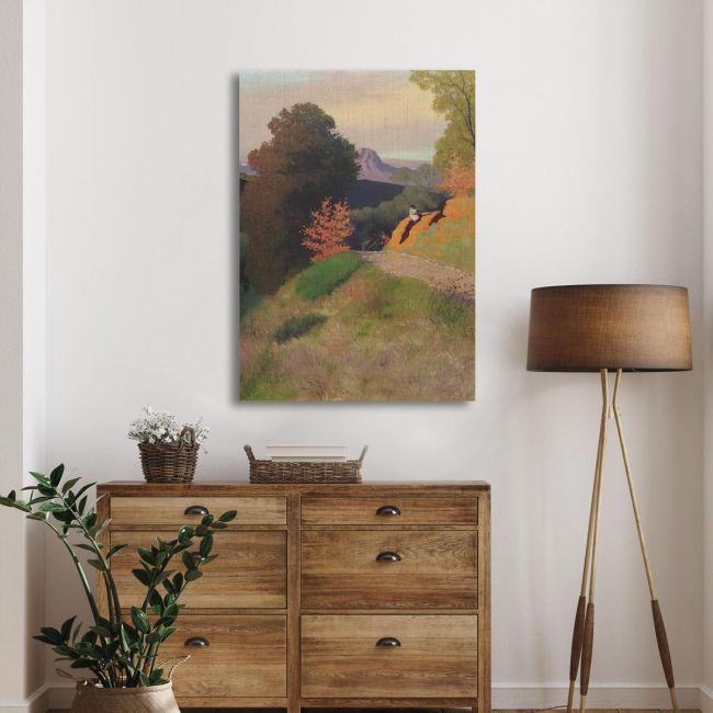 Canvas print Evening around Cagnes, Vallotton F.