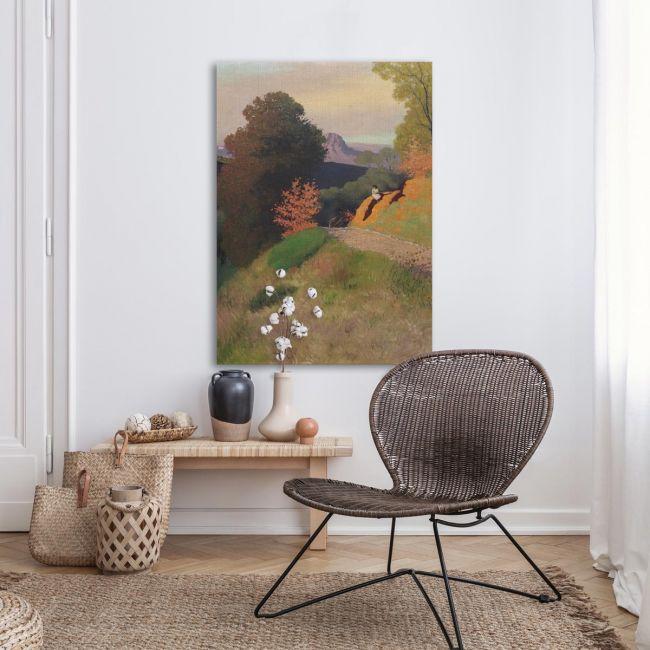 Πίνακας ζωγραφικής Evening around Cagnes, Vallotton F