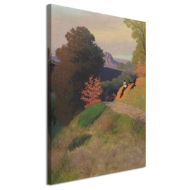 Canvas print Evening around Cagnes, Vallotton F.