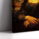 Canvas print Mona Lisa, graffity smile (original Leonardo da Vinci)