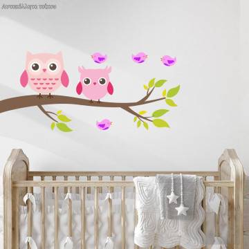 Kids wall stickers owls, My owl friends