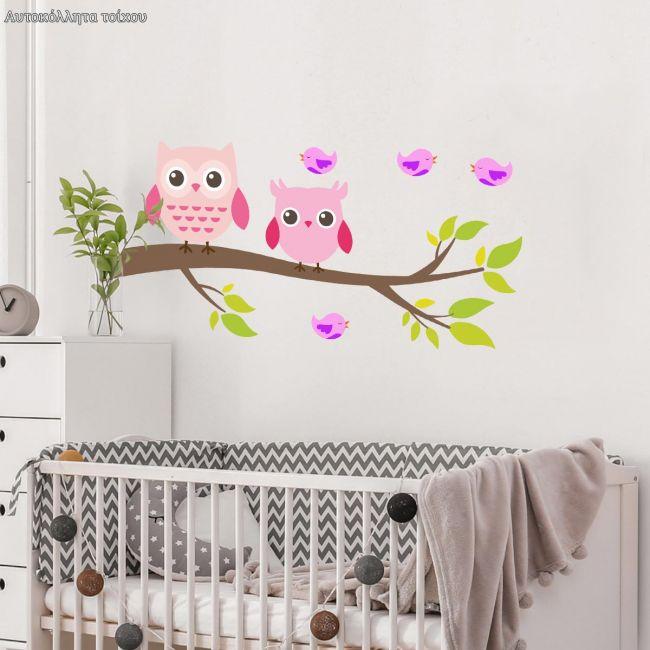 Kids wall stickers owls, My owl friends