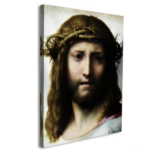 Canvas print Head of Christ, Correggio