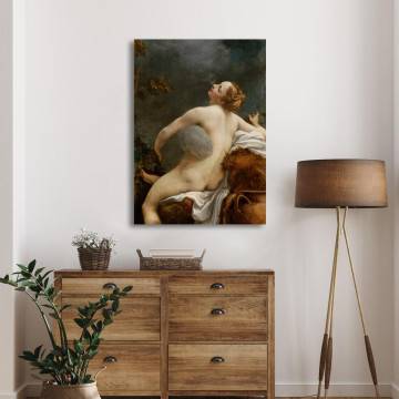 Canvas print Jupiter and Io Antonio da Correggio Framed canvas View 1 2
