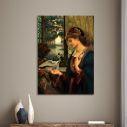 Canvas print Love's messenger, Marie Spartali Stillman