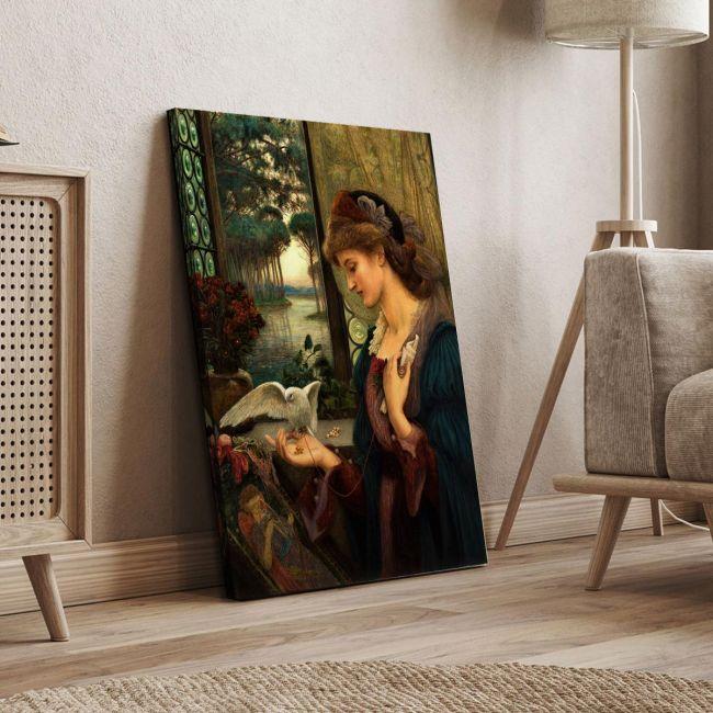 Πίνακας ζωγραφικής Love's messenger, Marie Spartali Stillman