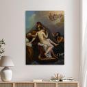 Canvas print Mars and Venus surprised by Vulcan, Guillemot A.C.