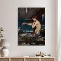 Canvas print A mermaid, Waterhouse J. W.