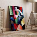 Canvas print Colored composition of forms, Macke A.