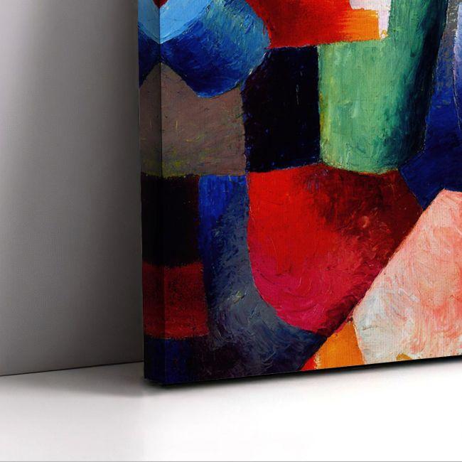 Πίνακας ζωγραφικής Colored composition of forms, Macke A.