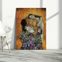 Canvas print The family reart (original Klimt G)