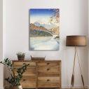 Canvas print Mount Fuji at Lake Ashino, Koichi Okada