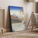 Canvas print Mount Fuji at Lake Ashino, Koichi Okada