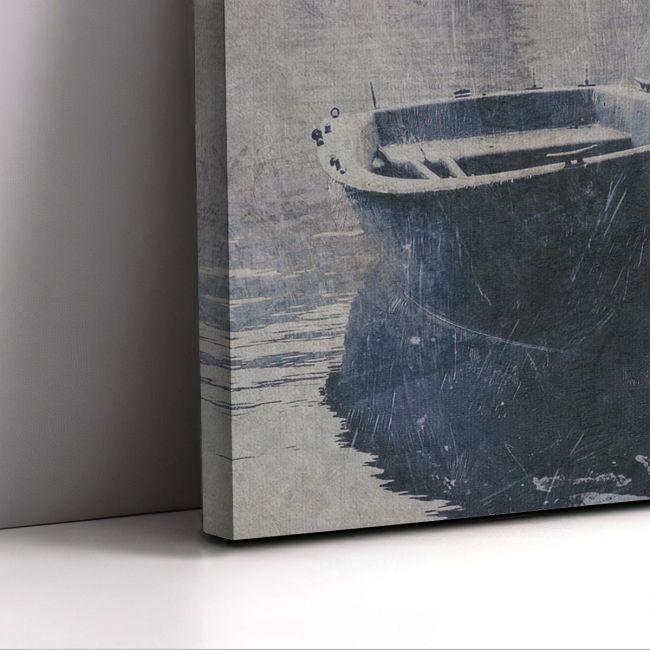 Canvas print A boat, vintage picture