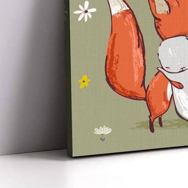 Kids canvas print Animals friends