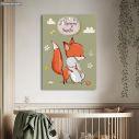 Kids canvas print Animals friends