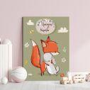 Kids canvas print Animals friends