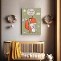 Kids canvas print Animals friends