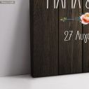 Canvas print Wedding decoration , welcome to our beginning art2