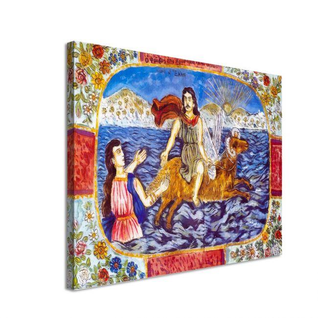 Πίνακας ζωγραφικής Φρίξος και Έλλη, Θεόφιλος