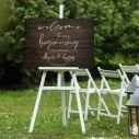 Canvas print Wedding decoration , welcome to our beginning signature