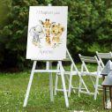 Canvas print baptism, Painted animals