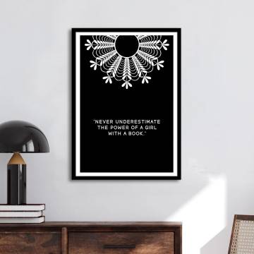 Poster Never underestimate