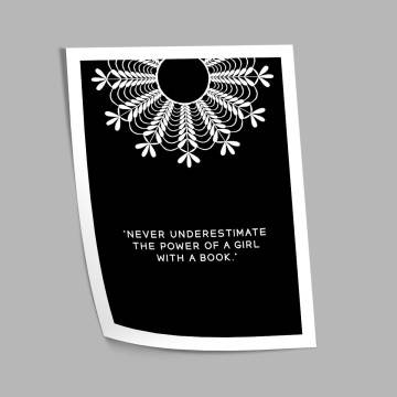 Never underestimate, αφίσα, κάδρο 2